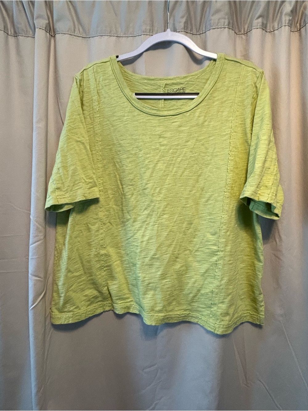 Casual Lime Short Sleeve Tee by Eileen Fisher